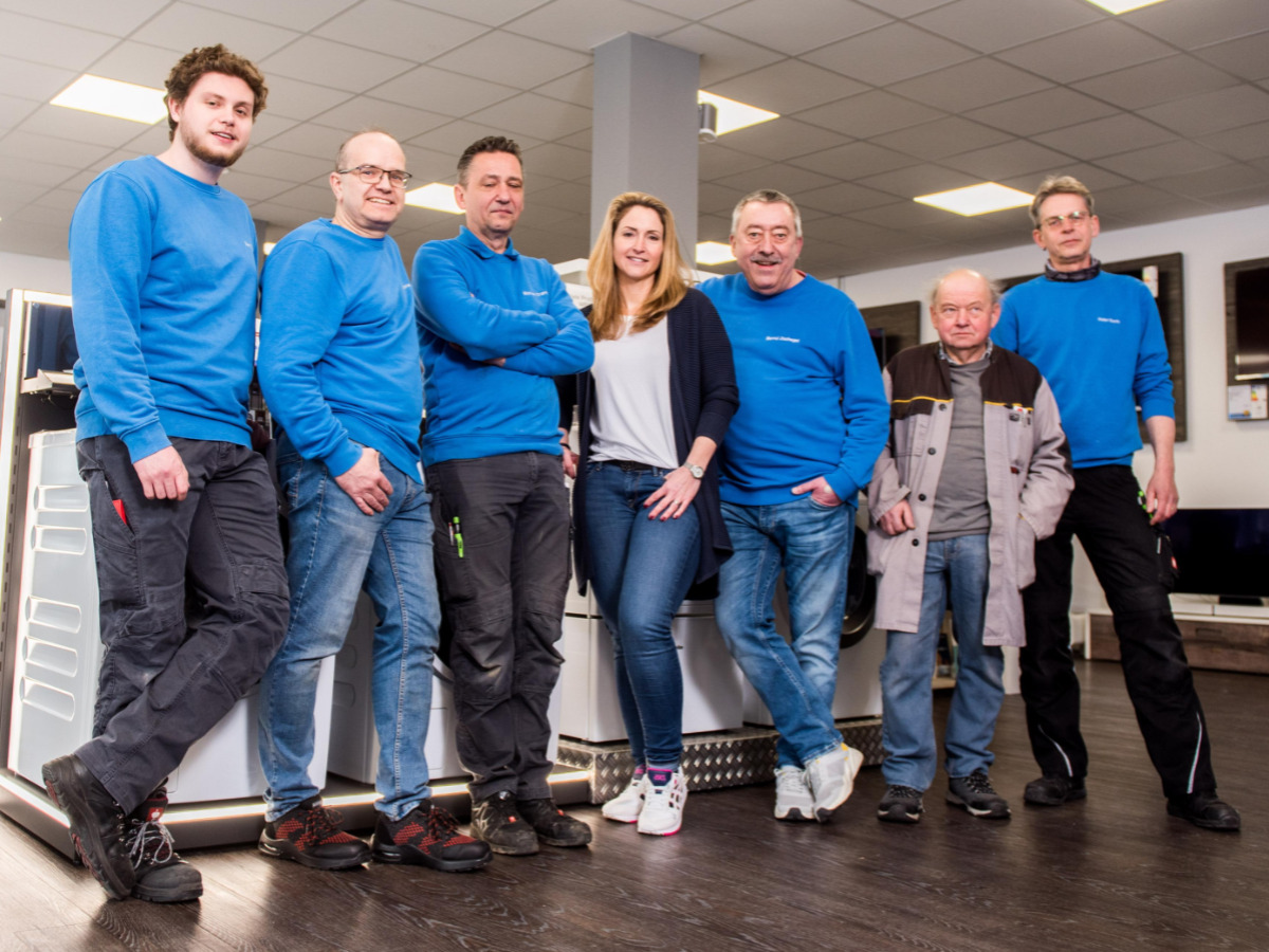 Das komplette Team